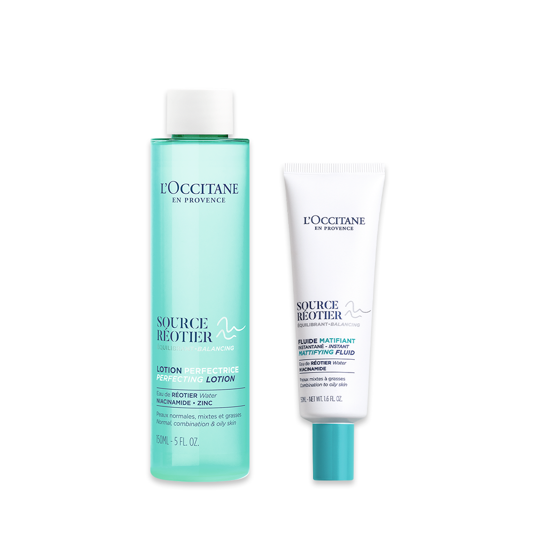 Combo Facial Matificante Source Réotier